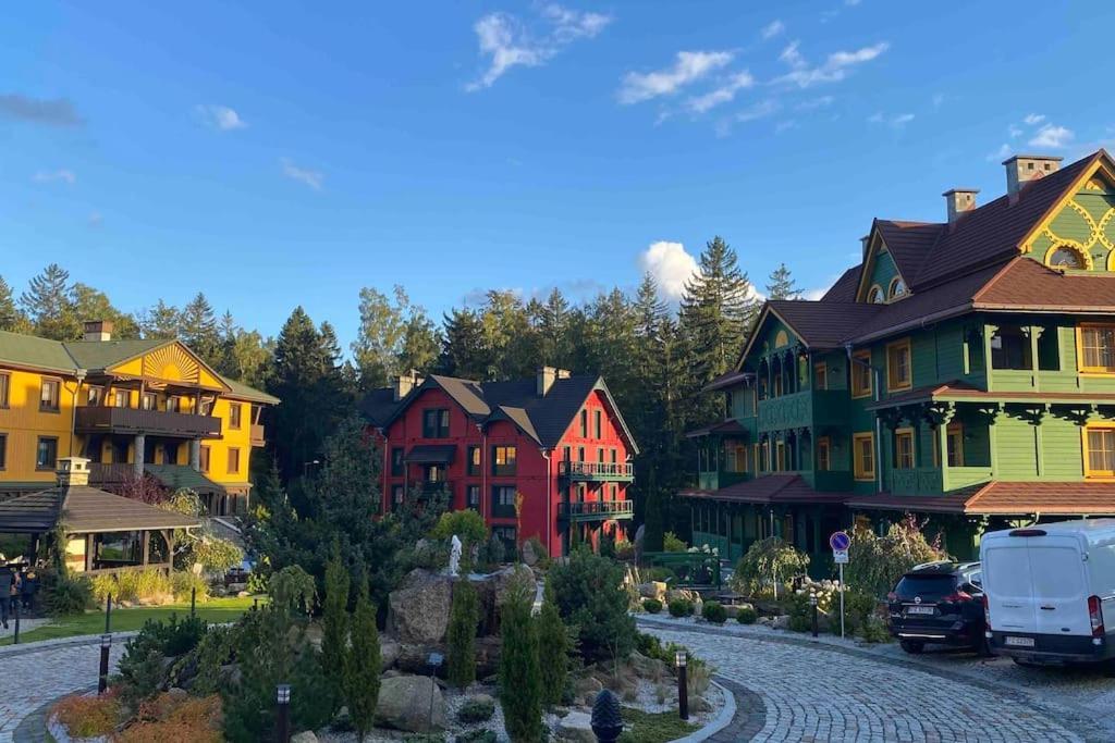 Dolina Wikingow-Apartament Suite Z Tarasem W Ogrodzie, Miejscem W Garazu I Dostepem Do Strefy Wellness Szklarska Poręba Eksteriør billede
